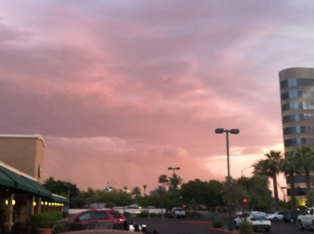 Haboob over north central Phoenix