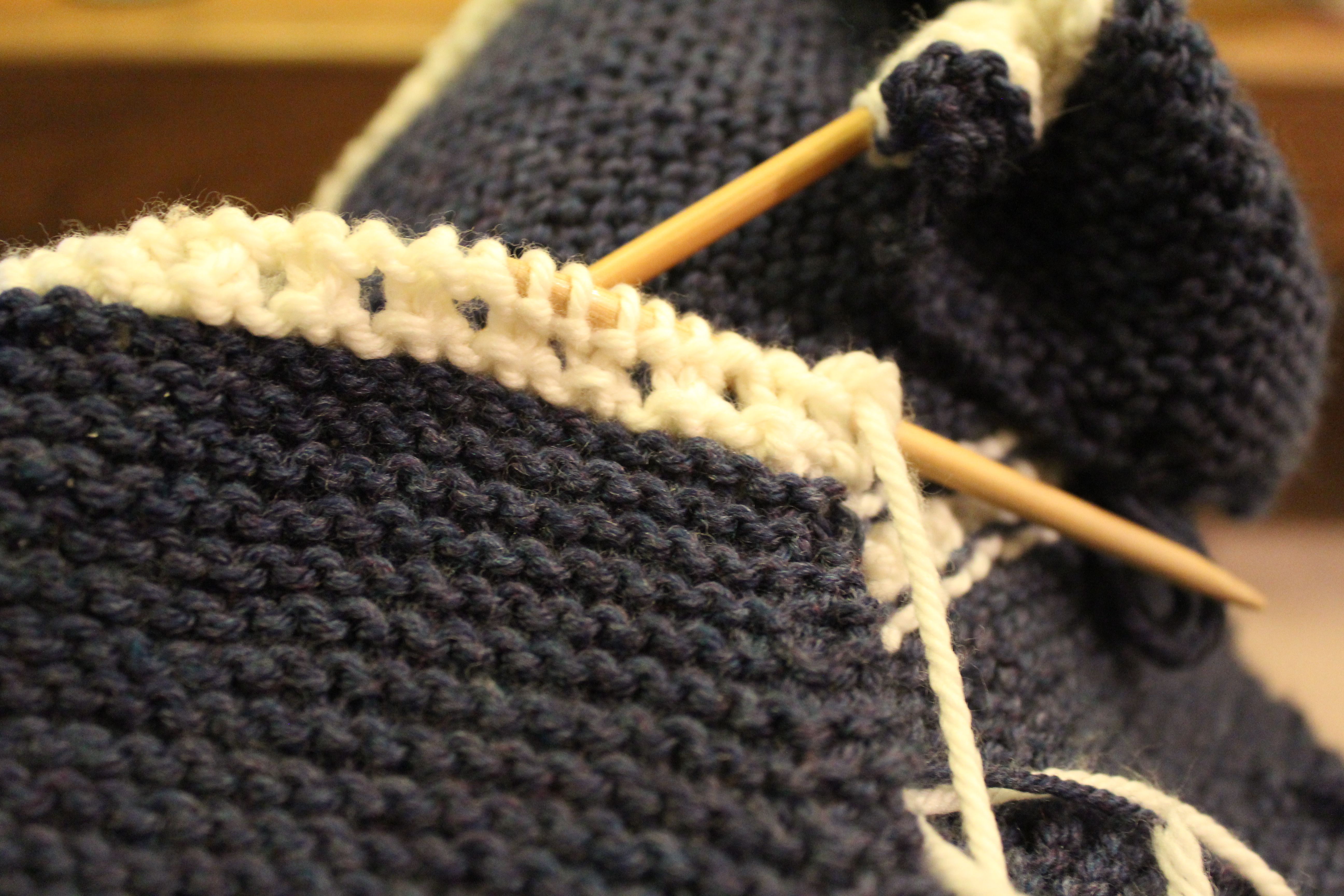 Talamu shawl in progress