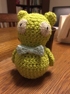 Crocheted Kuchi Kopi rattle